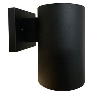 1 Light, Tube Style, Sconce, Black Finish