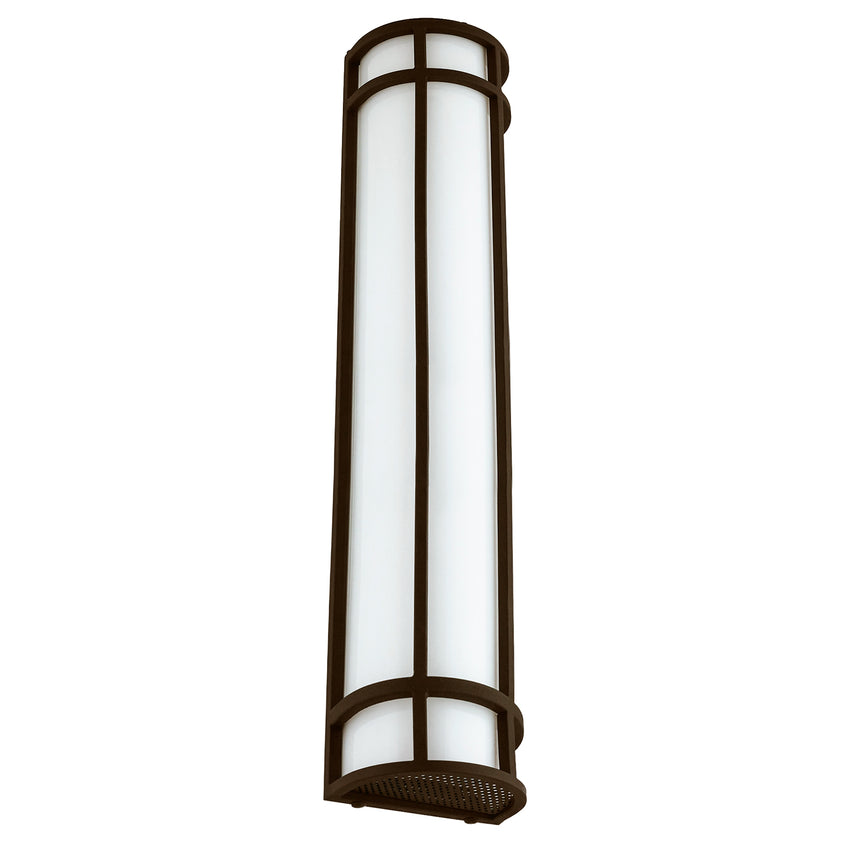 30" Porch Light Bronze Finish CCT Selectable